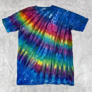 Vintage Sostanza T-Shirt Mens Large Multicolor Tie Dye Short Sleeve Crew Neck